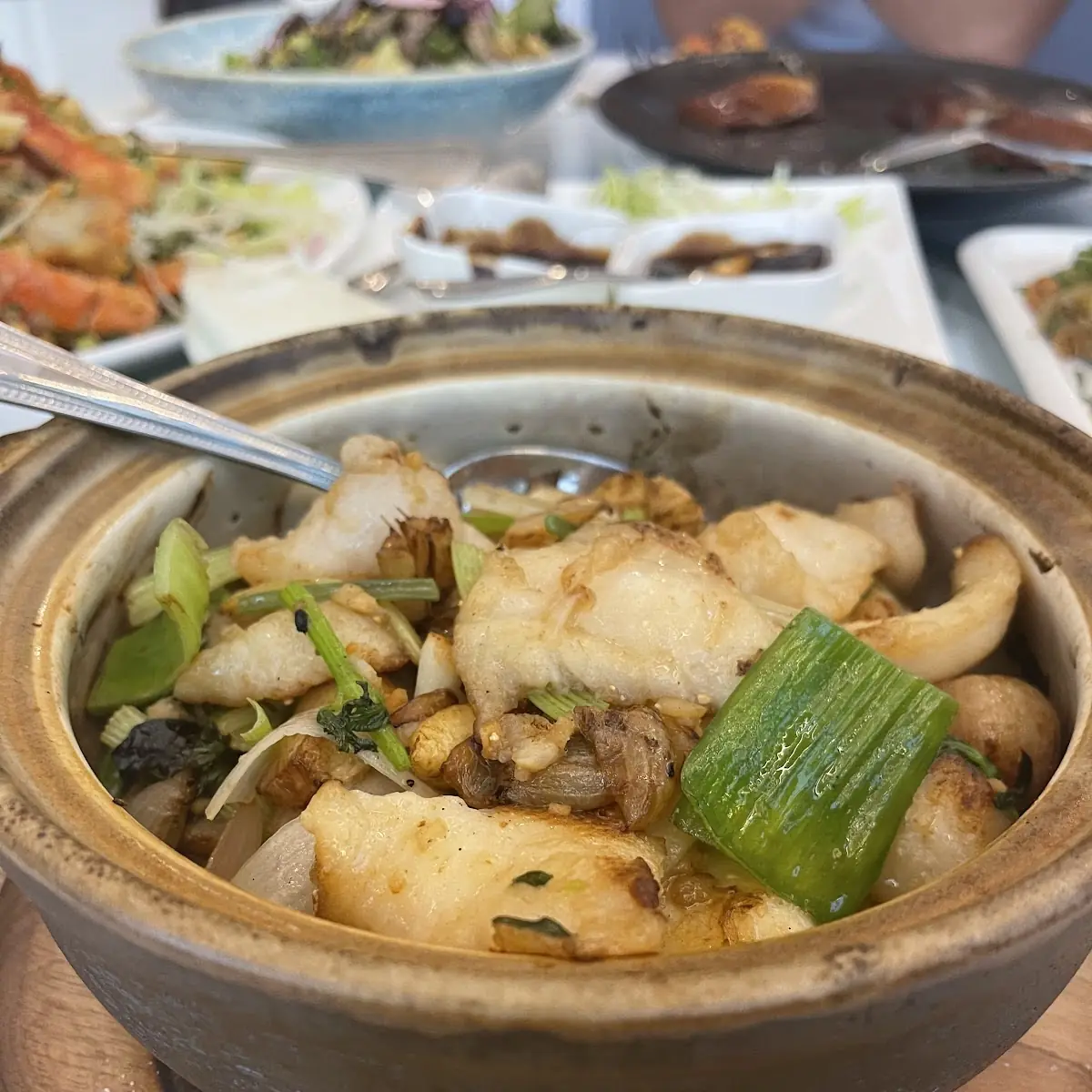 Salted Fish Chicken Eggplant Pot