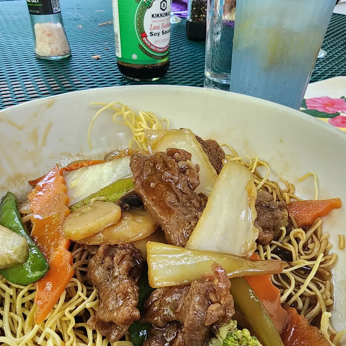 Pan Fried Noodles with Beef