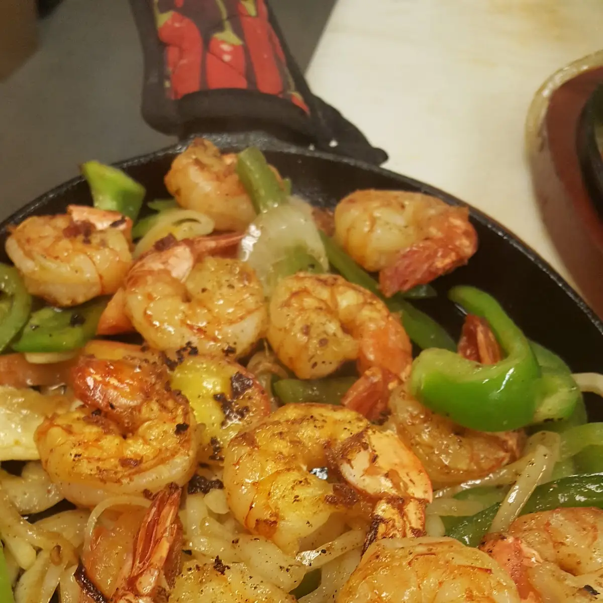 Shrimp Fajitas