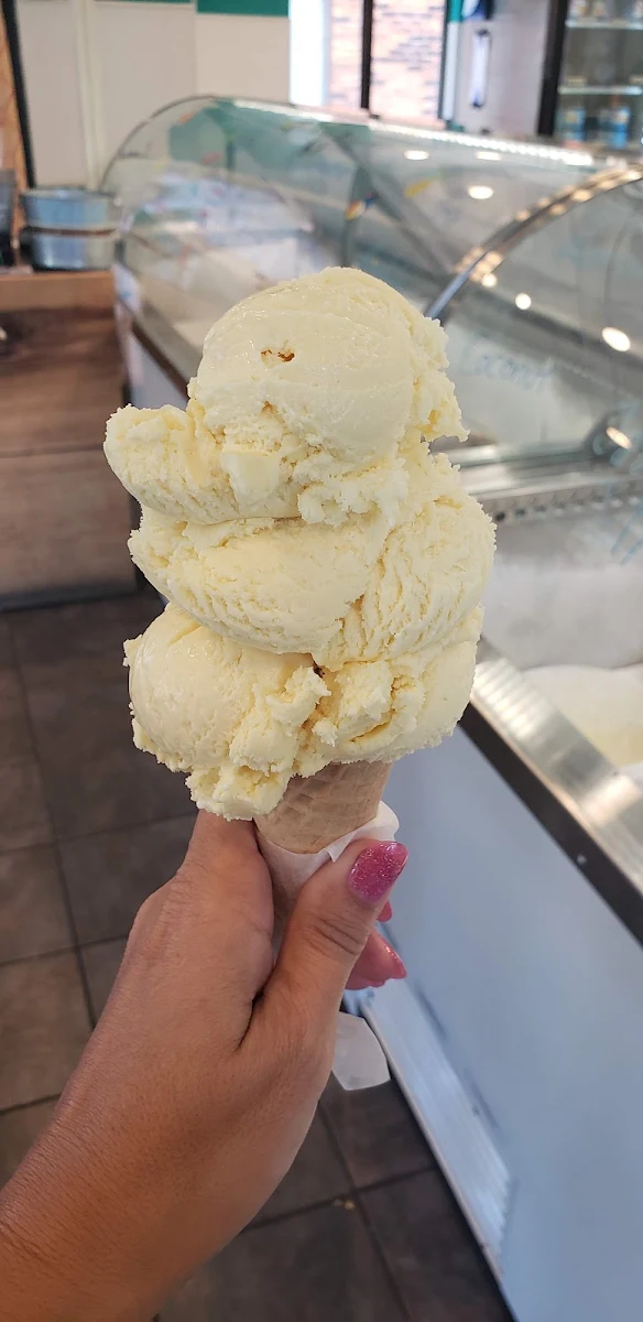 One Scoop Cake Batter Ice Cream Cone