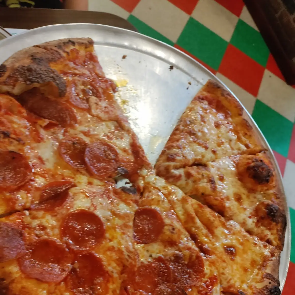 Cheese and Pepperoni Pizza