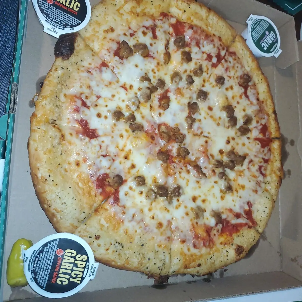 Double Cheeseburger Large Pizza