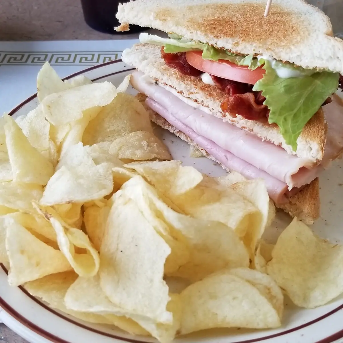 Half Club Sandwich