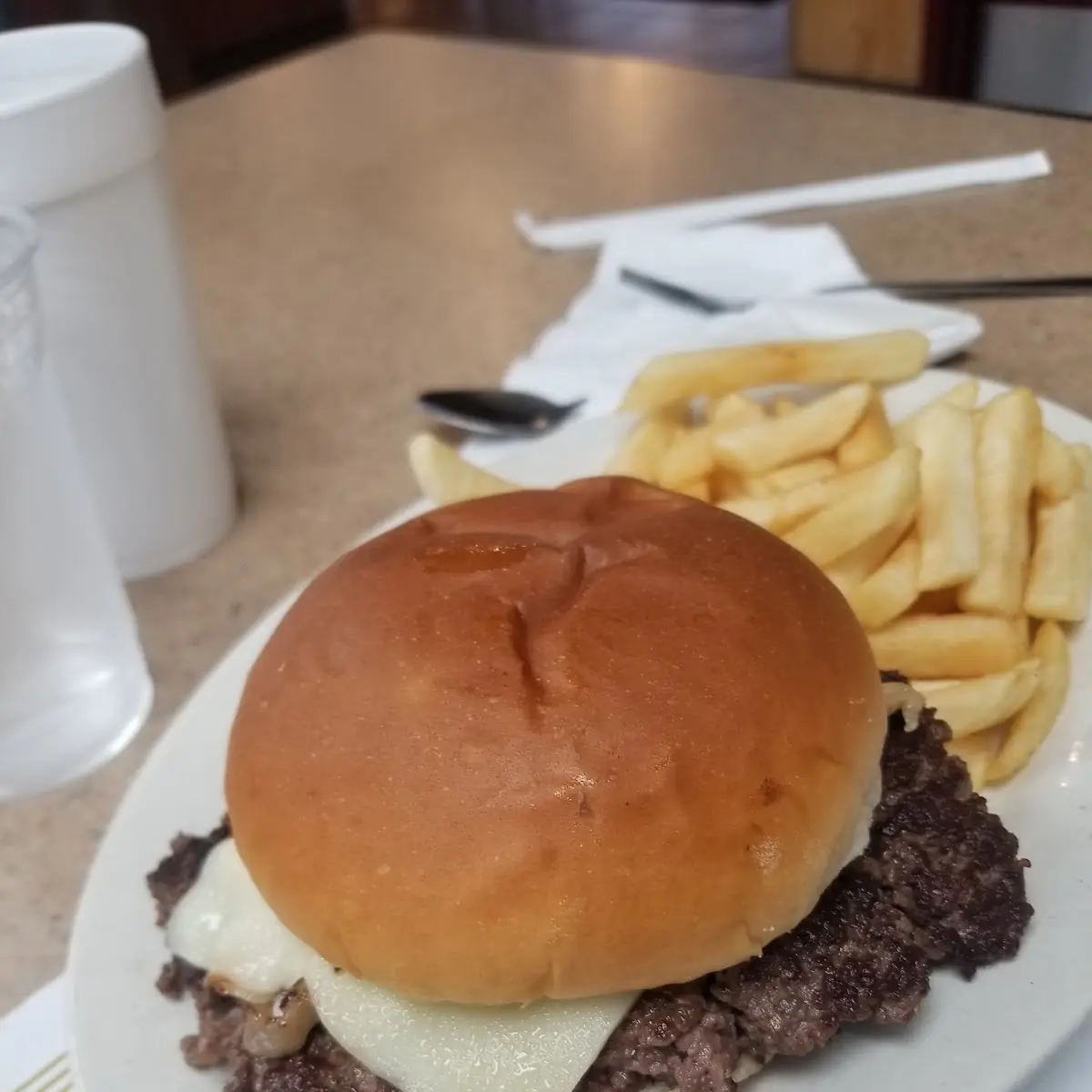 Mushroom Swiss Burger