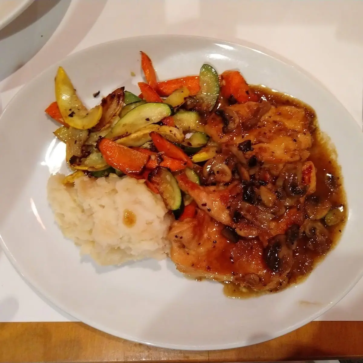 Make Dishes Such as Rib Eye Steak Sauteed Chicken Breasts Roasted Garlic Mashed Potatoes and More