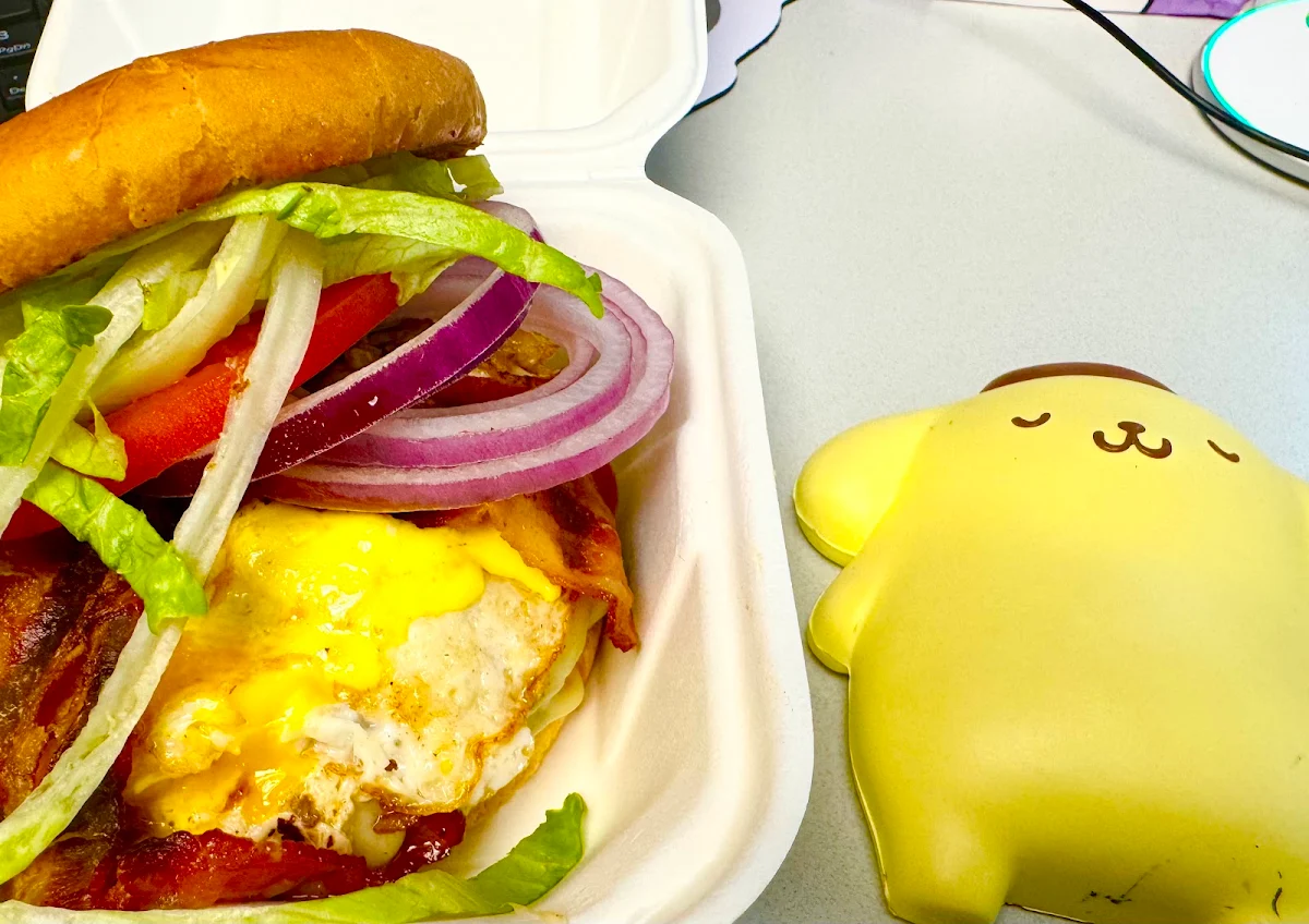 Bacon Cheeseburger with Fried Egg