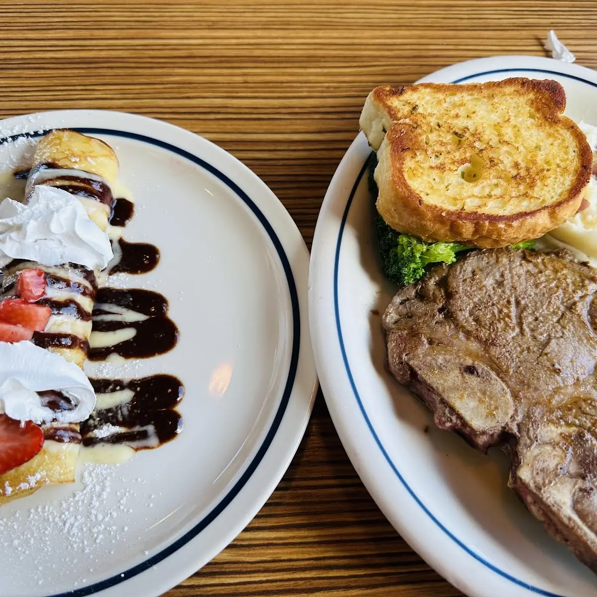 T-Bone Steak & Eggs