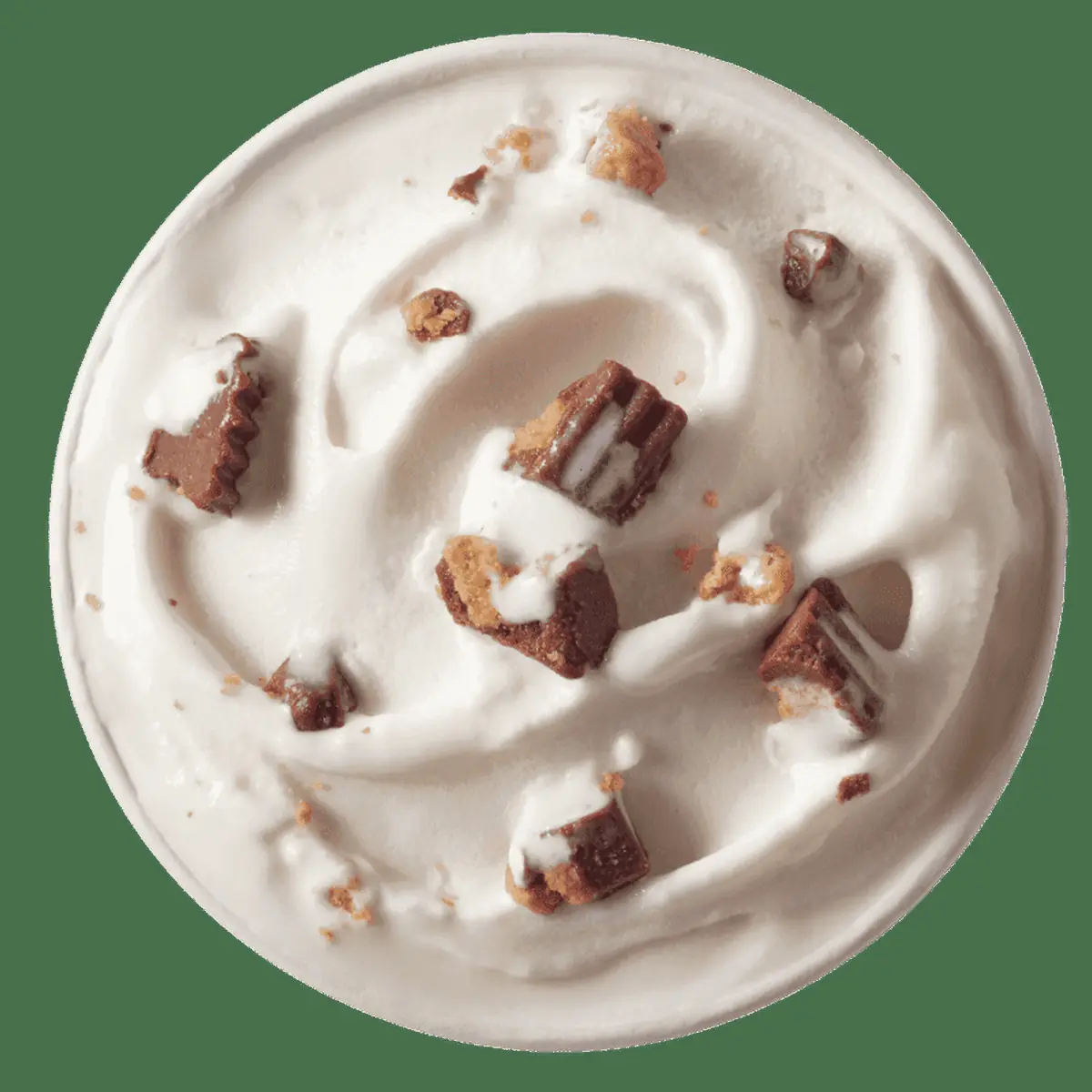 Turtle Pecan Cluster Blizzard Treat