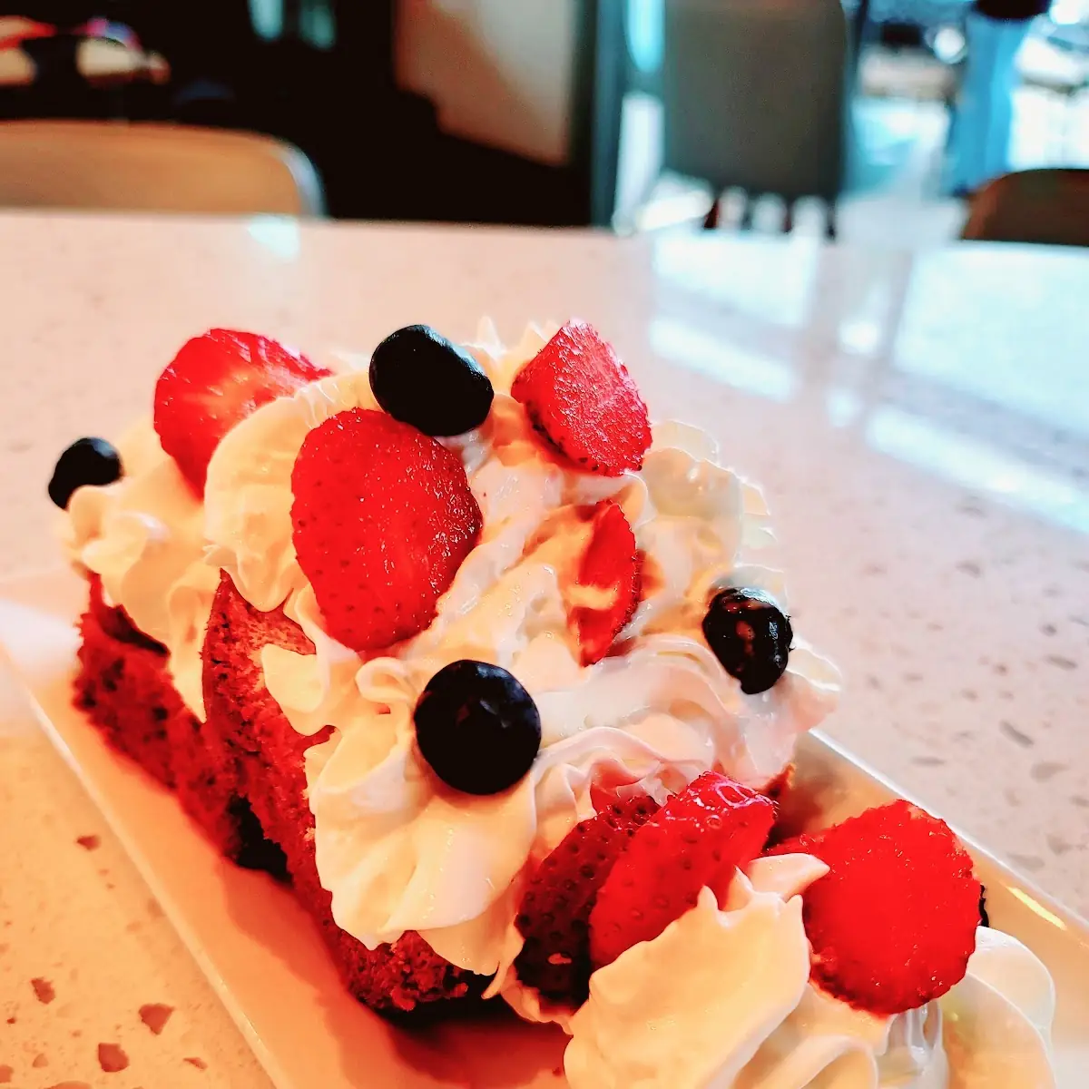 Pound Cake with Fresh Berries and Whipped Cream