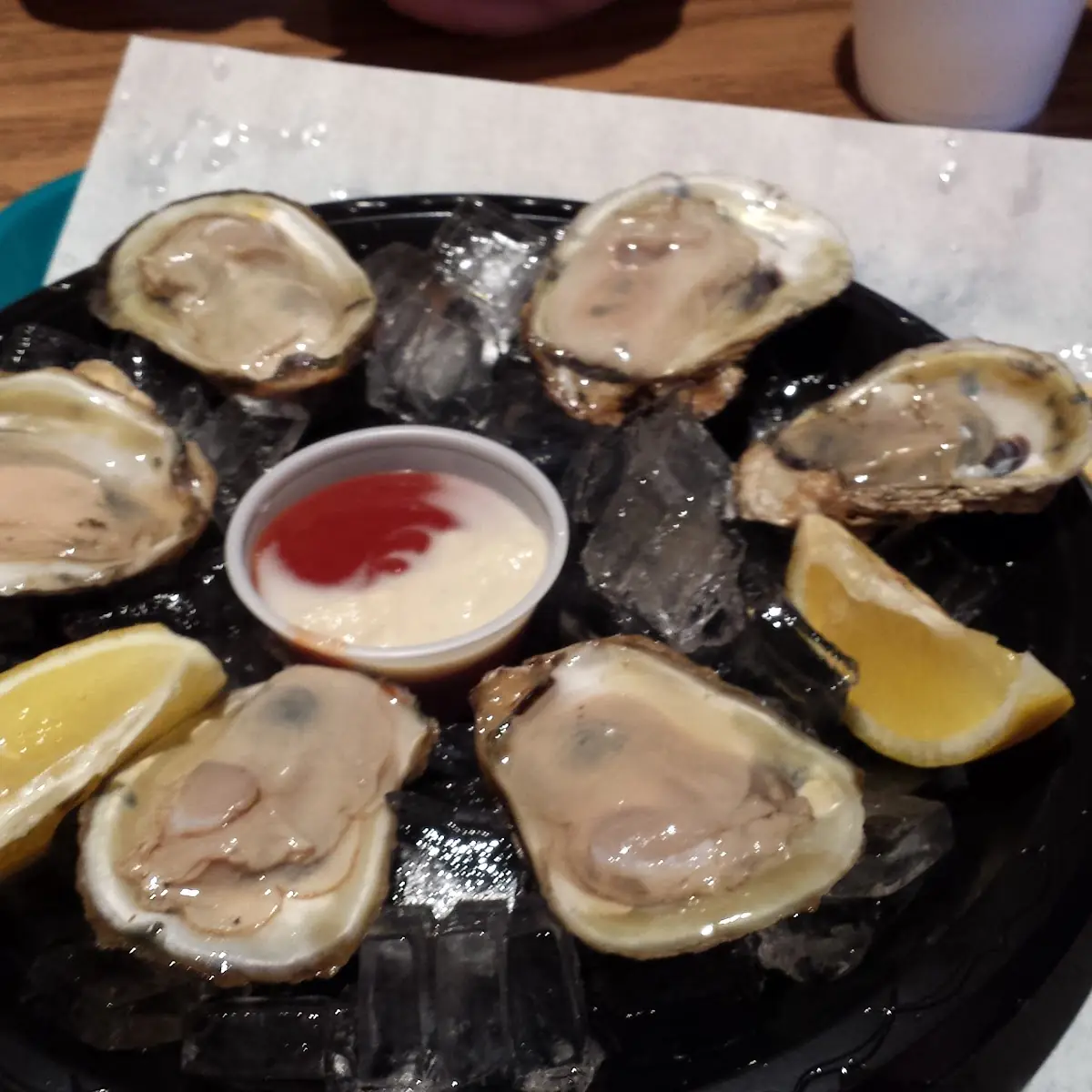 Fresh Shucked Oysters on the Half-Shell