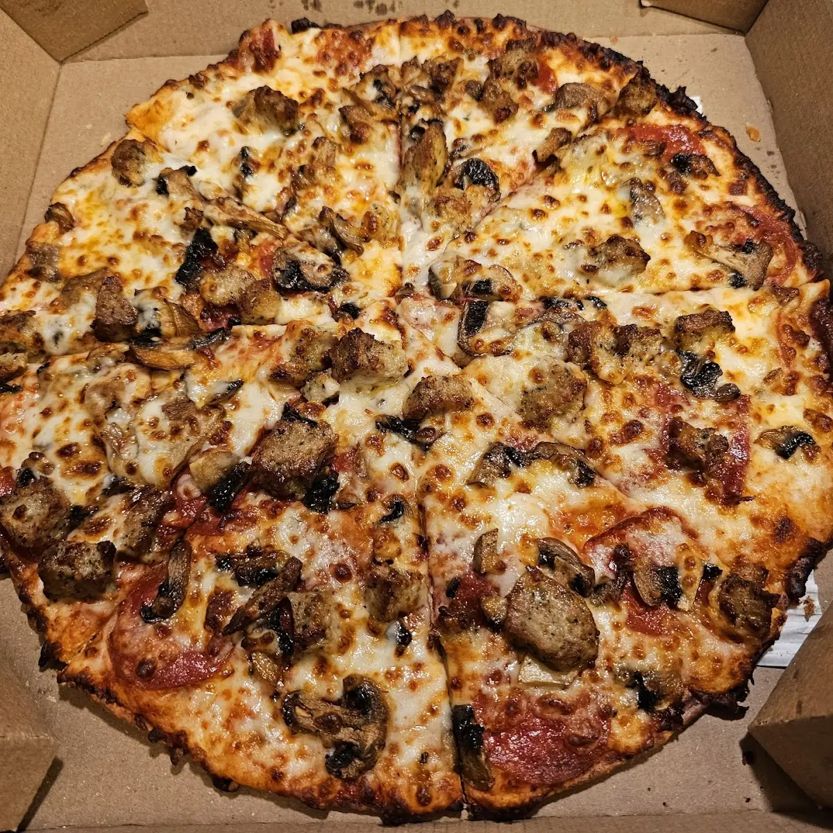 Pepperoni Sausage Pizza