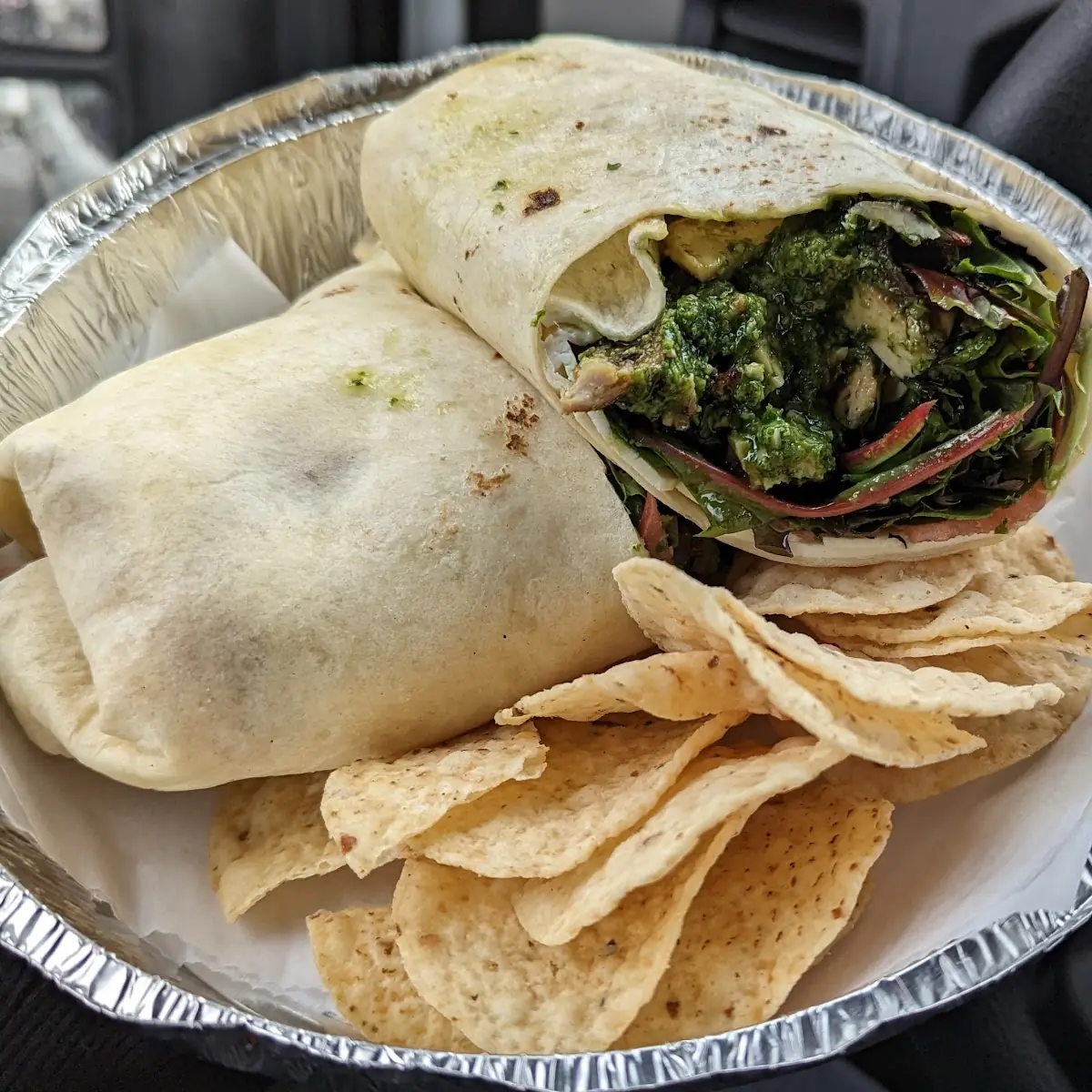 Pesto Chicken Wrap
