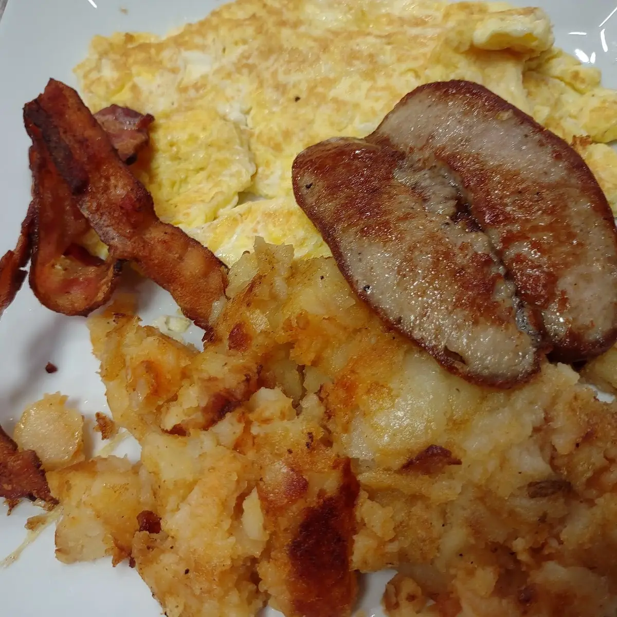 Big Breakfast with Scrambled Eggs