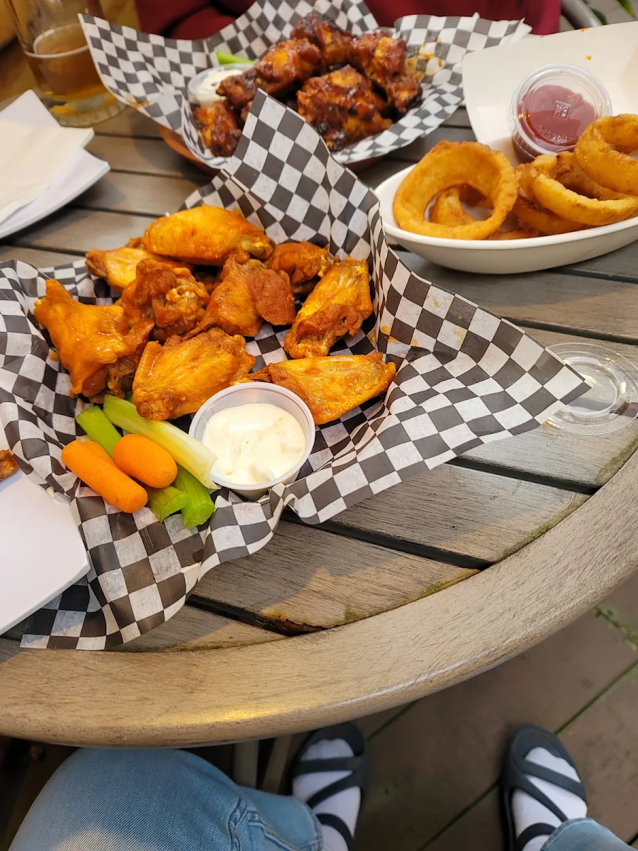 Chicken Wings and Onion Rings