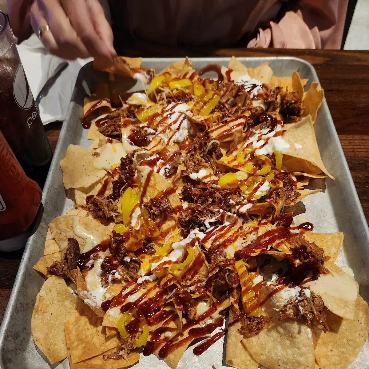 BBQ Pork Nachos