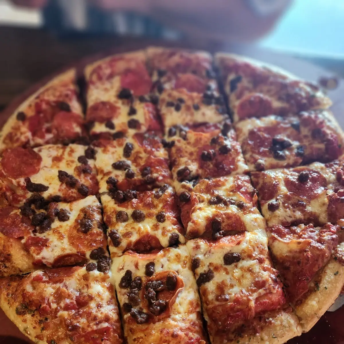 Pepperoni Pizza with Beef
