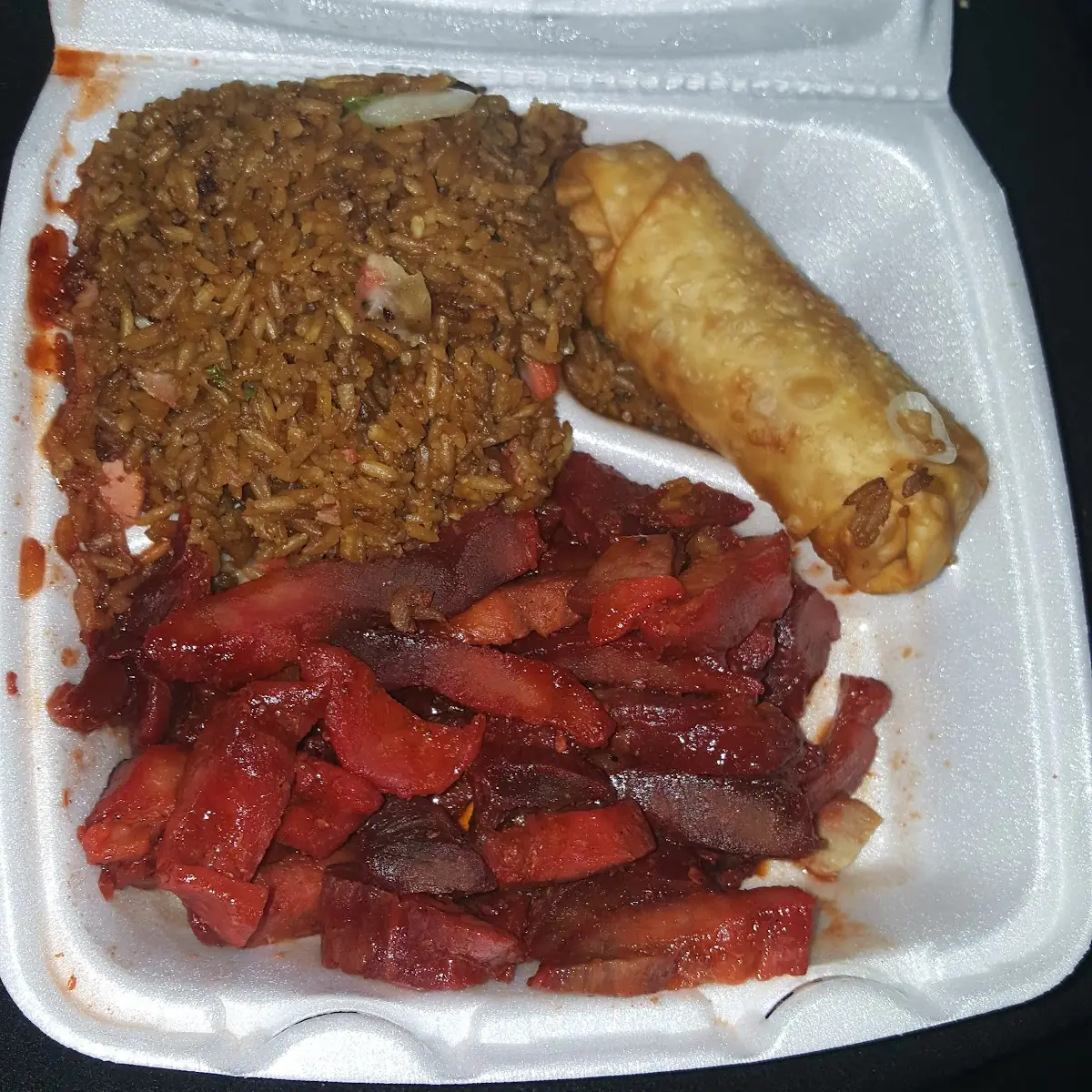 Boneless Ribs and Fried Rice