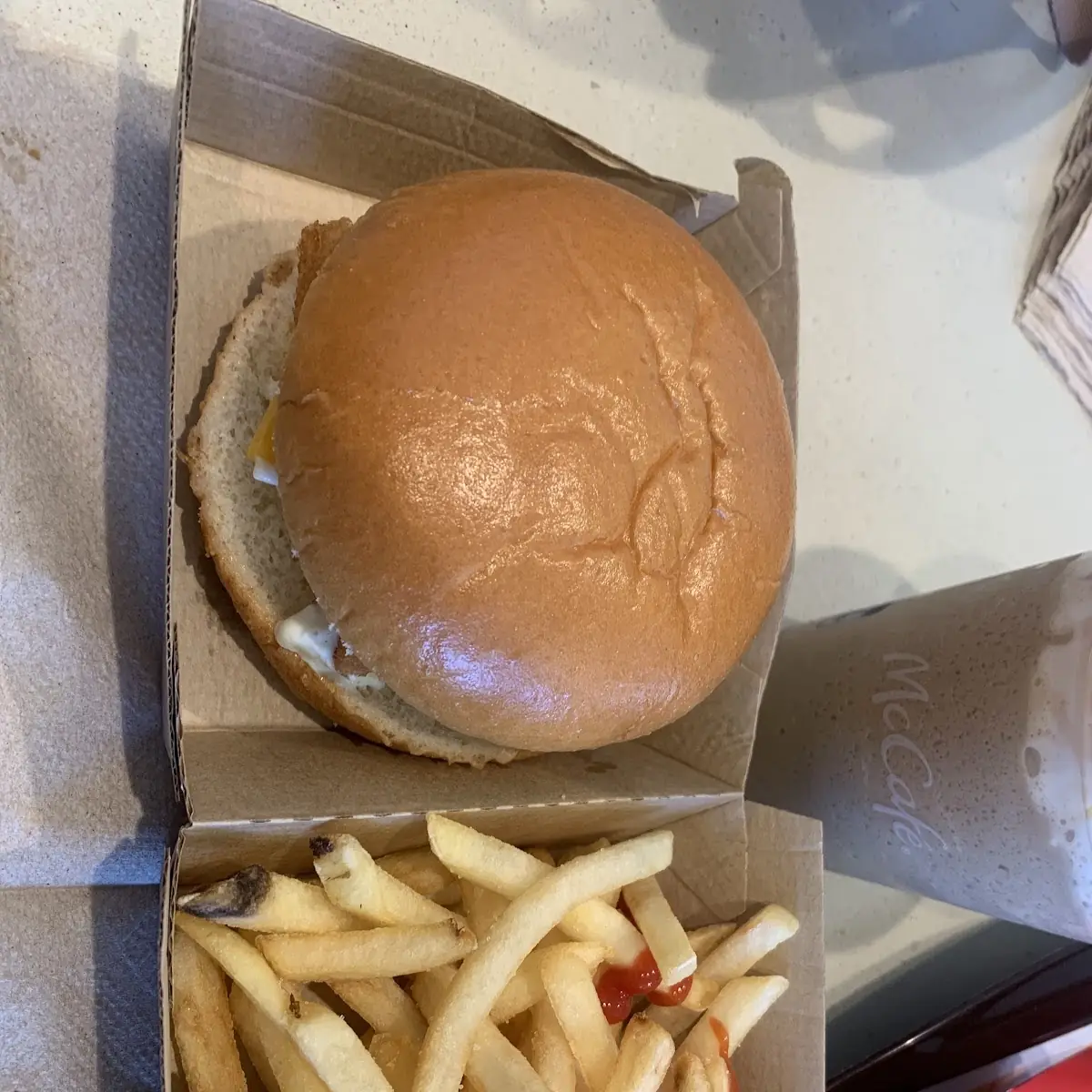 Fish Fillet Sandwich & Fries