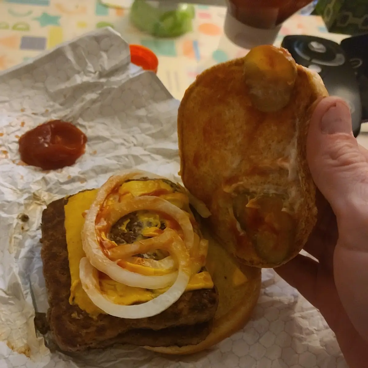 Dave's Double Cheeseburger