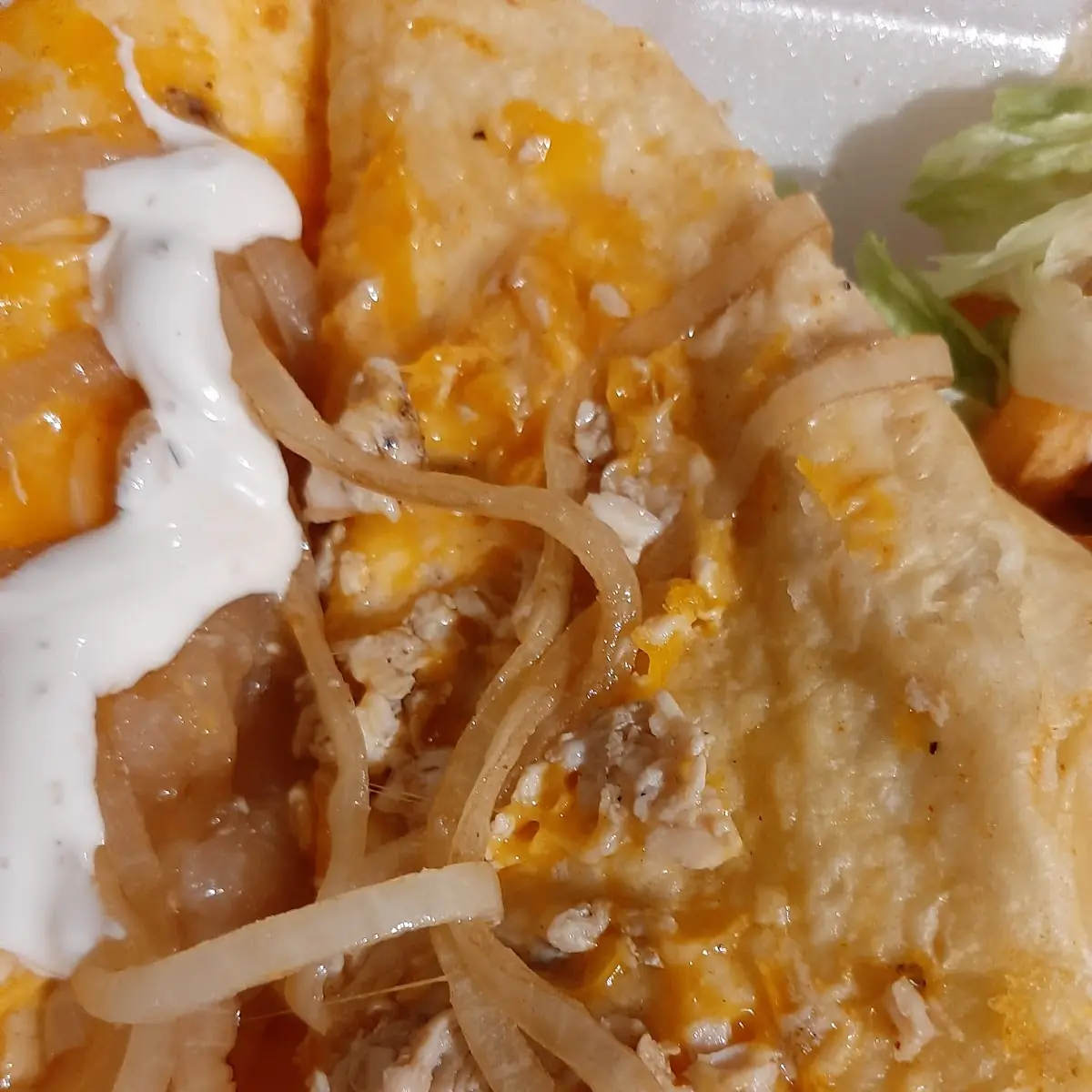 Chicken Quesadilla Add Onion