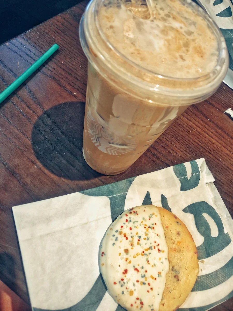 Sugar Cookie and Iced Caramel Cloud Macchiato