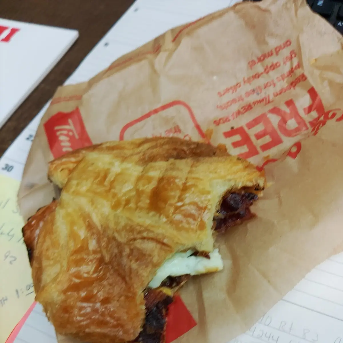 Smoky Maple Bacon Croissant