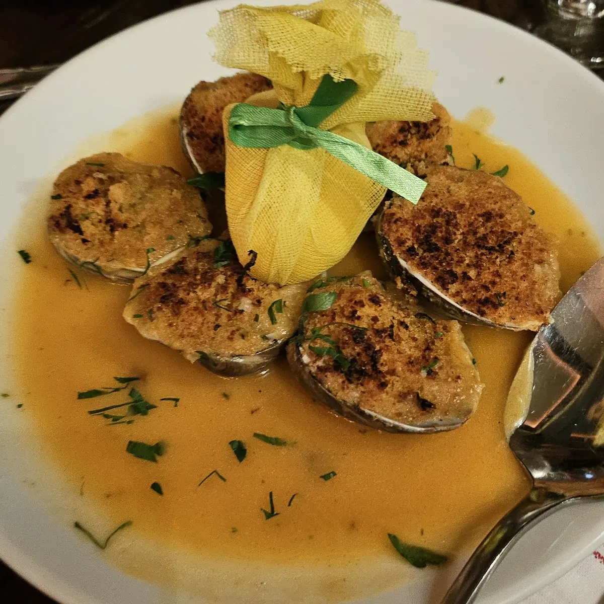 Baked Clams Oreganata