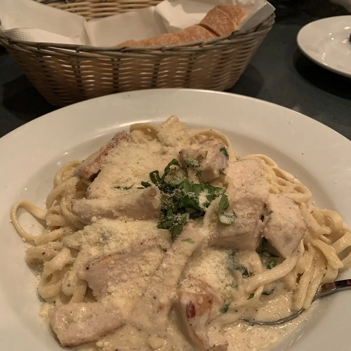 Fettuccine Alfredo with Chicken