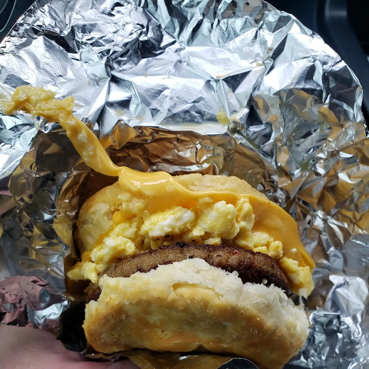 Sausage Egg and Cheese Biscuit