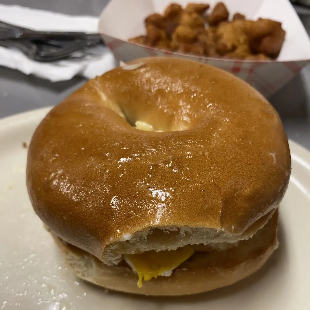 Breakfast Sandwich on Bagel or Hard Roll