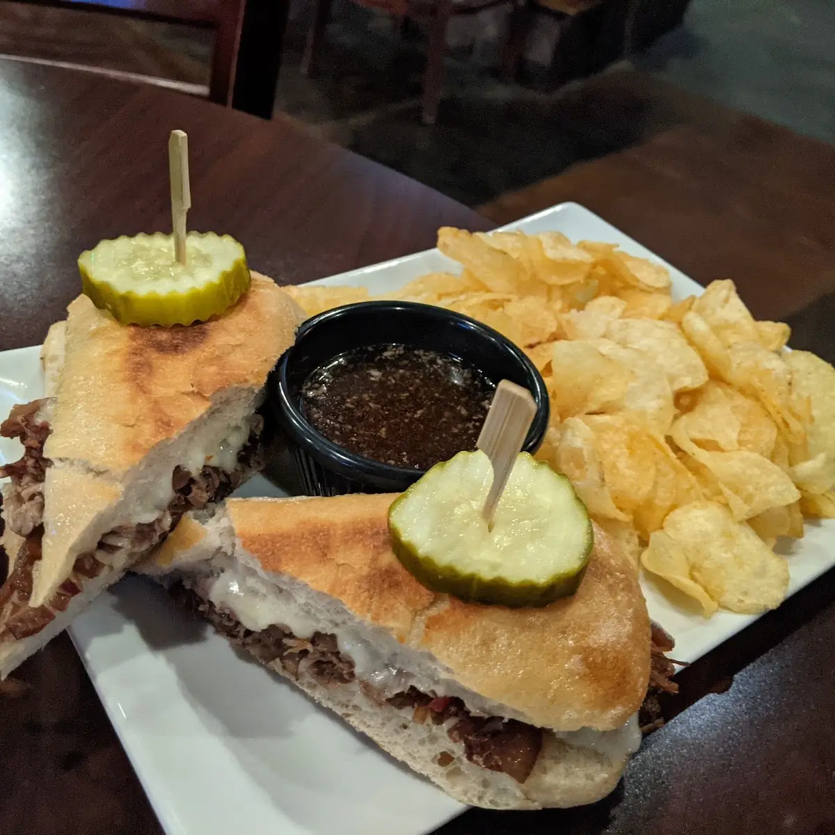 French Dip and Chips