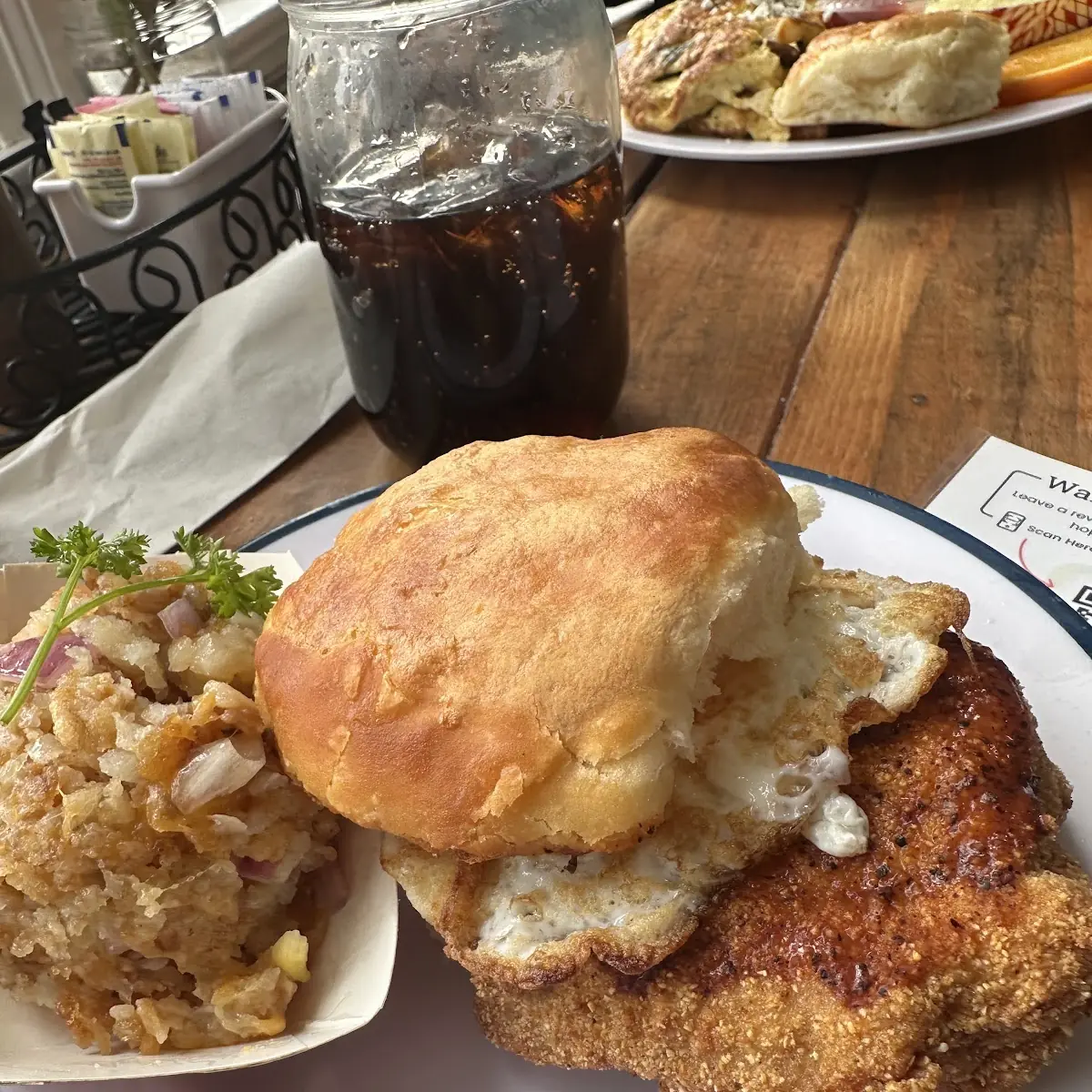 Hot Chicken Biscuit and Hash Brown Casserole