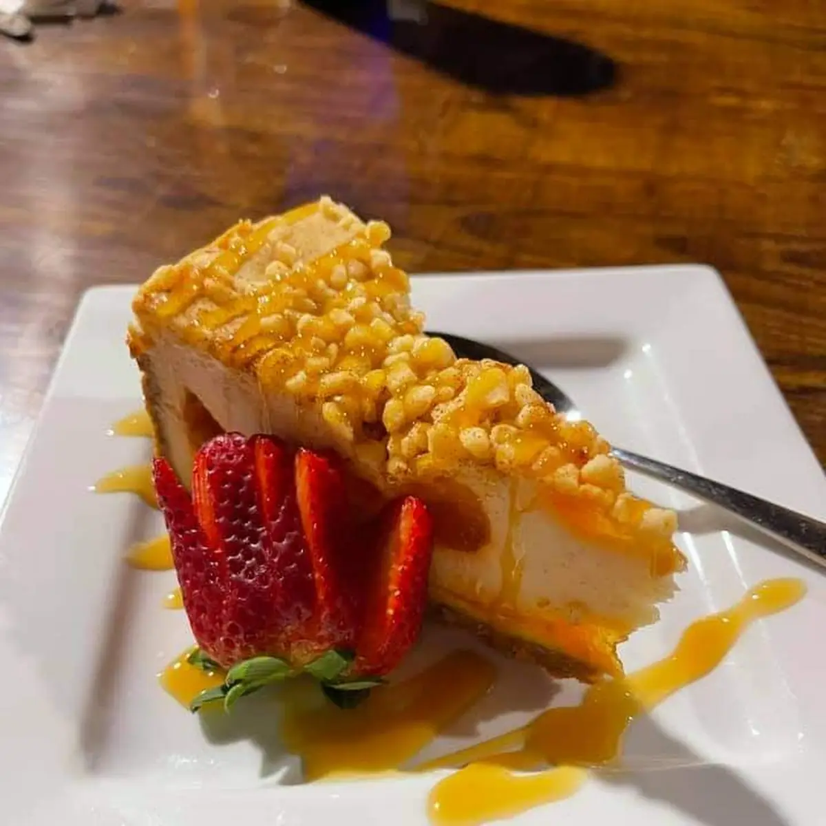 Peach Cobbler Cheesecake