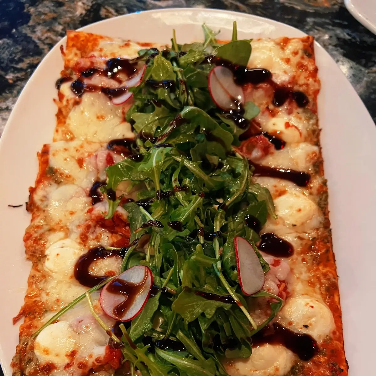 Grilled Shrimp Flatbread