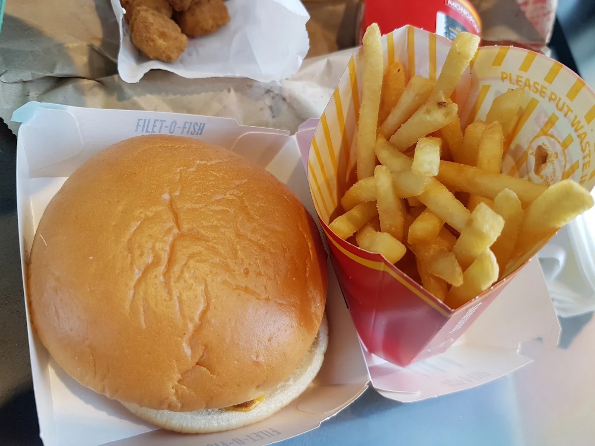 Fish Burger and Fries, McDonald's Hurstville South