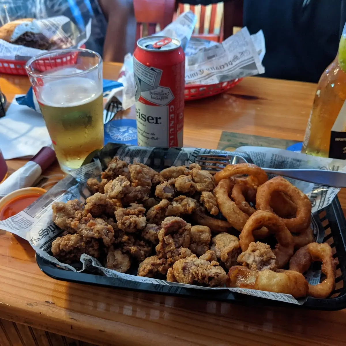Gizzards and Onion Rings