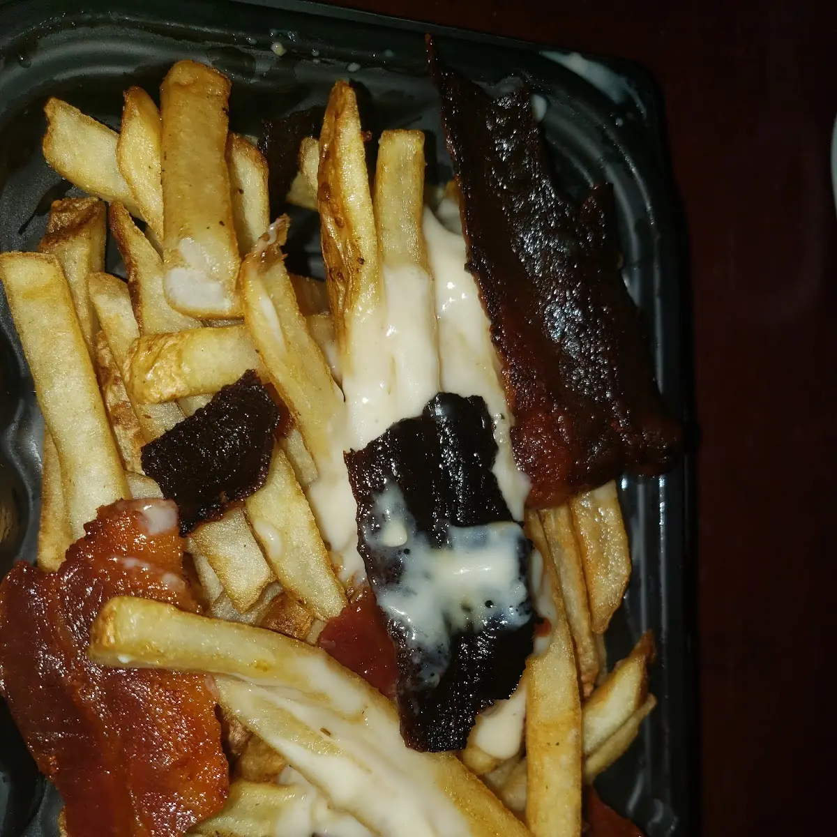 Burnt Bacon Cheese Fries