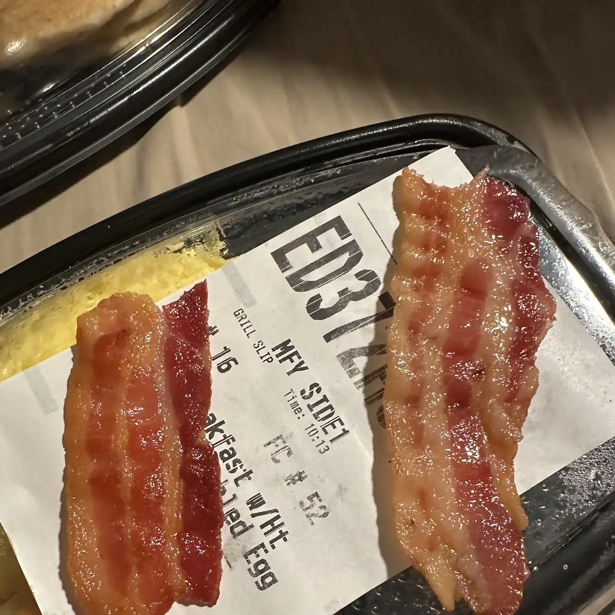 Half Strips Bacon