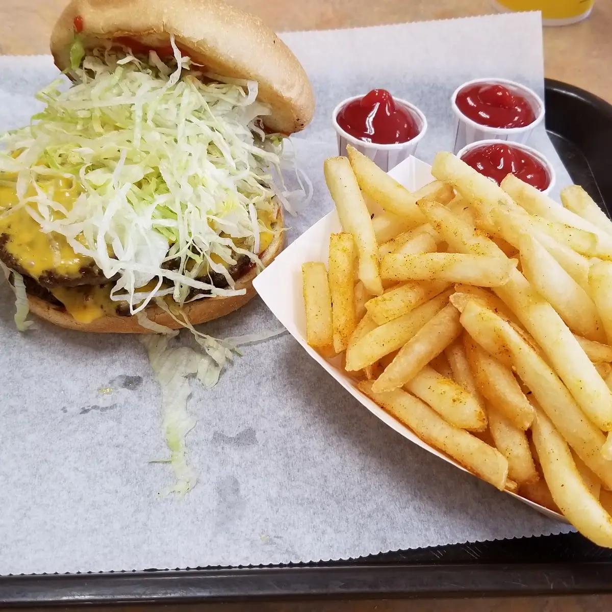 Double Cheeseburger Poboy