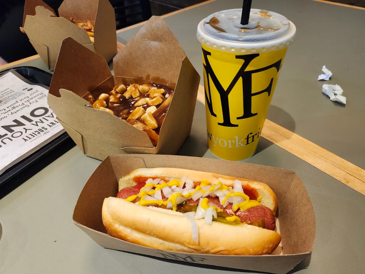 Hot Dog Combo, New York Fries Peter Pond Mall