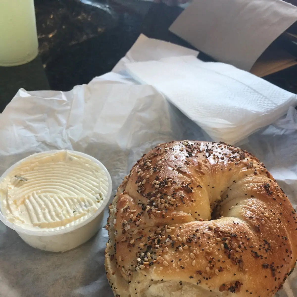 Bagel with Cream Cheese Bagel