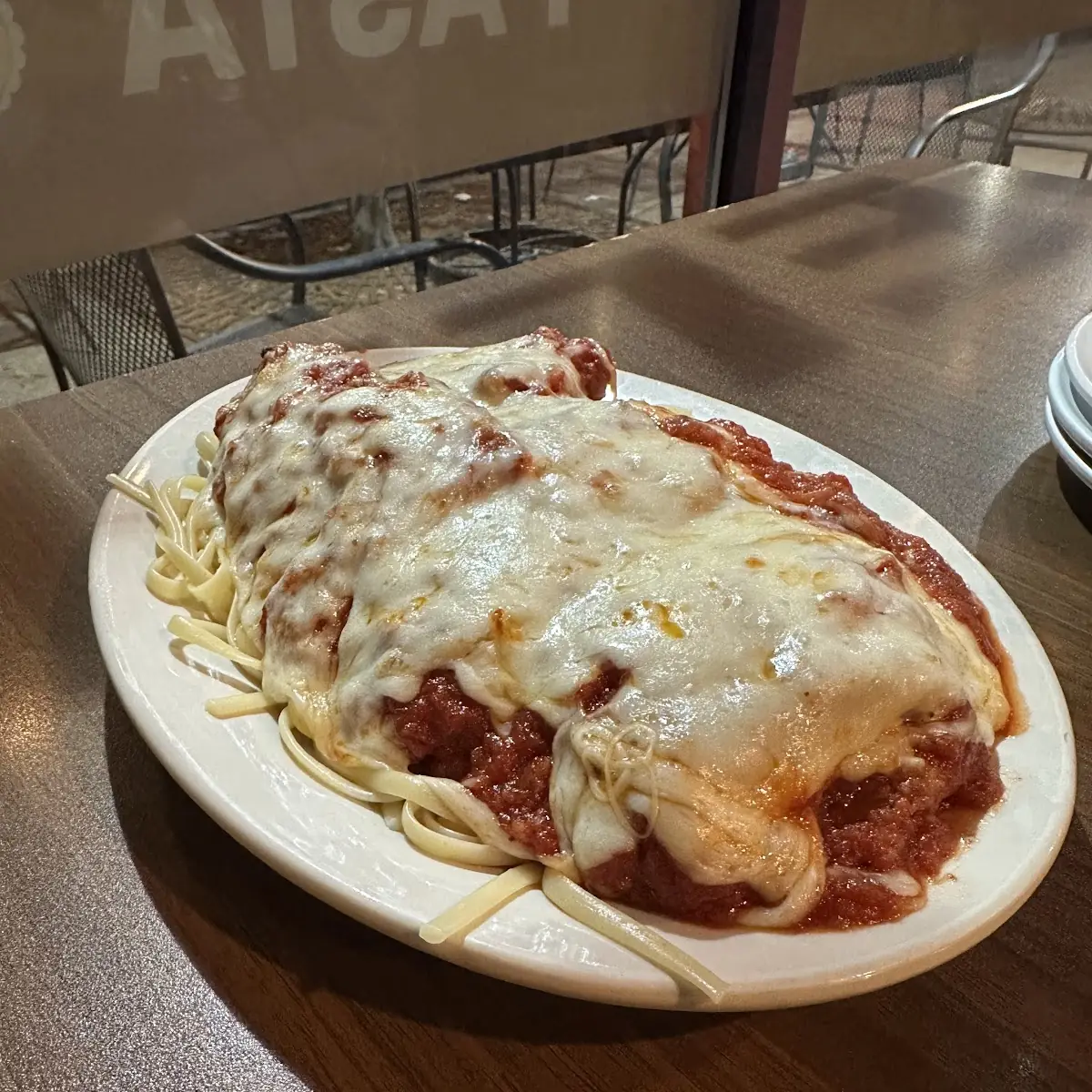 Chicken Parmesan Wrap