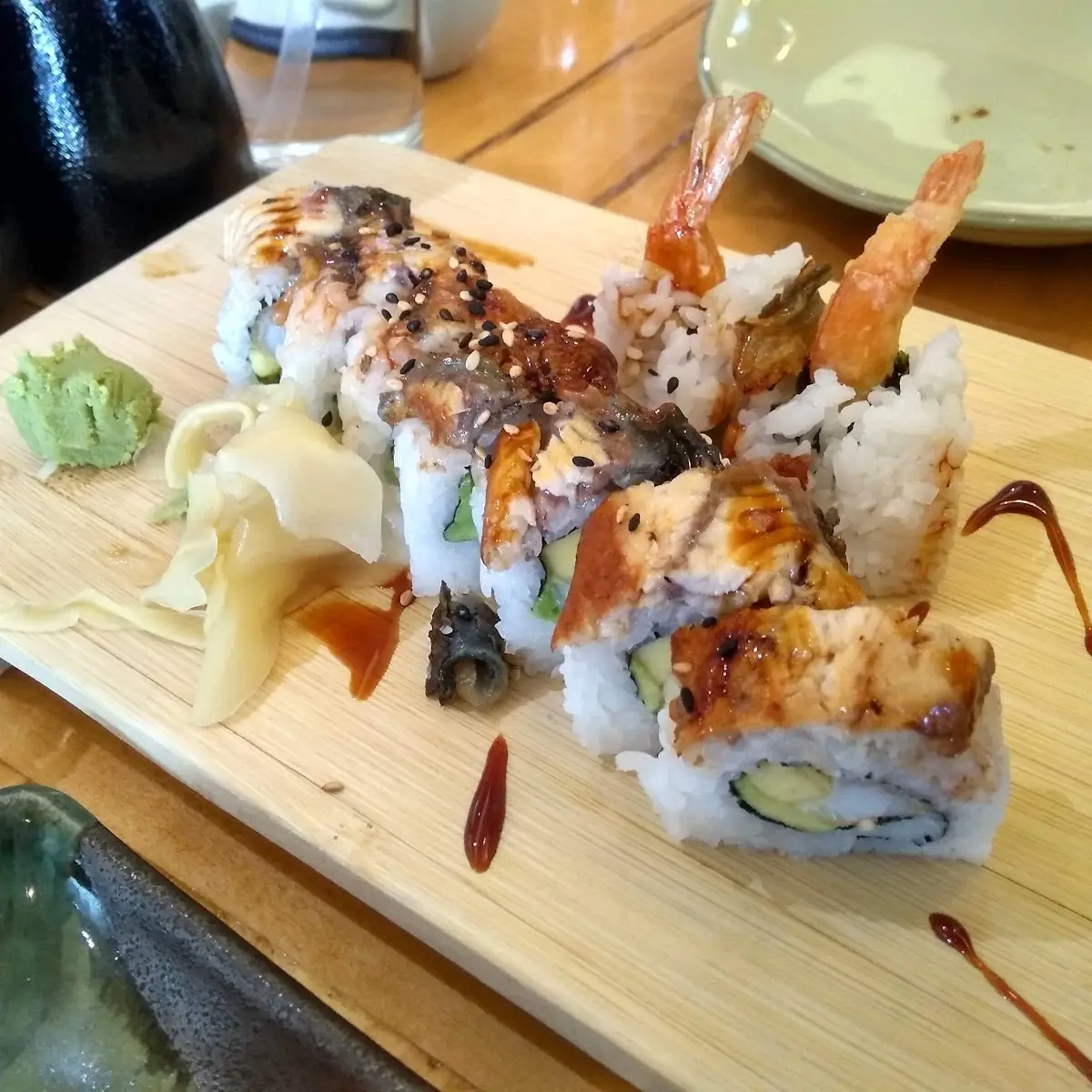 Eel and Shrimp Sushi Rolls