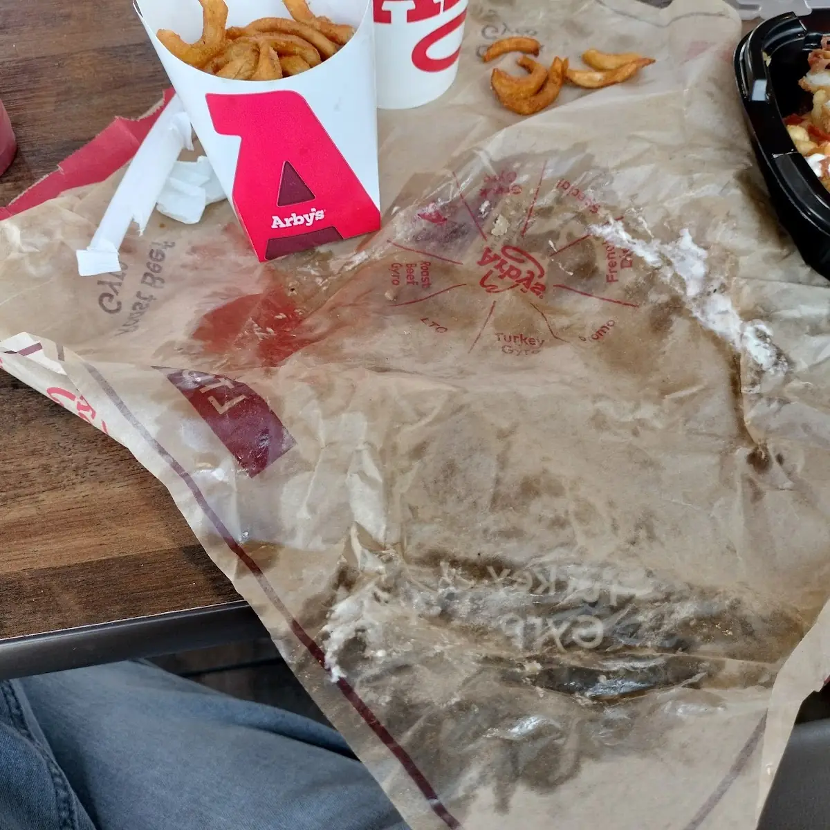 Greasy Lamb Gyro Sandwich Never Again
