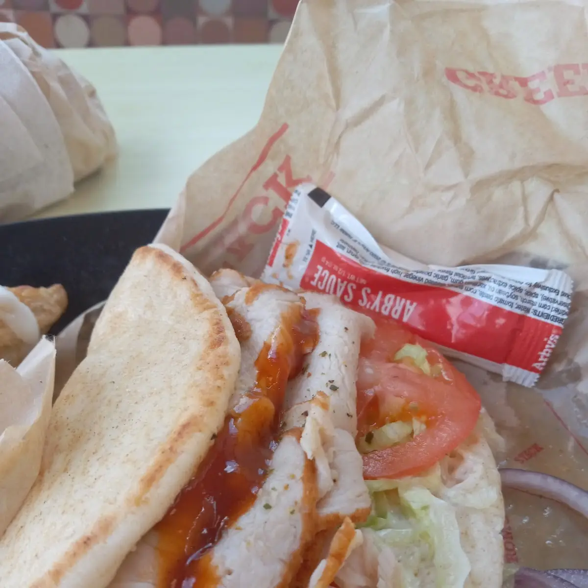 Turkey Gyro Sandwich