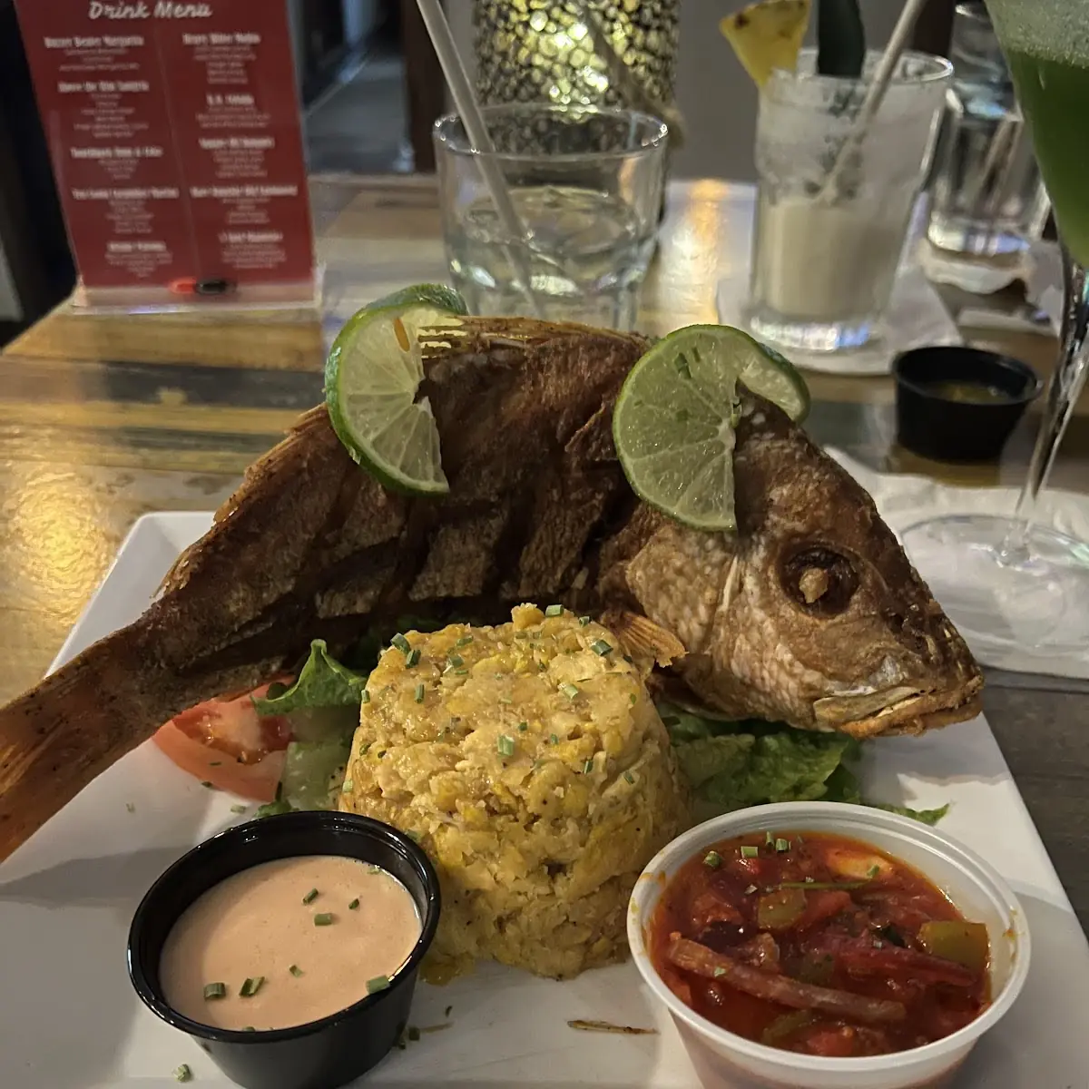 Fried Red Snapper