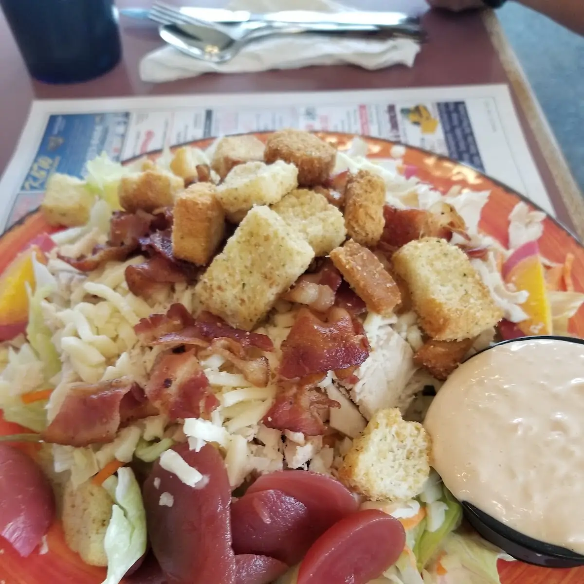 Turkey Club Salad