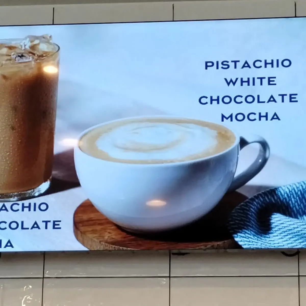 Pistachio White Chocolate Latte