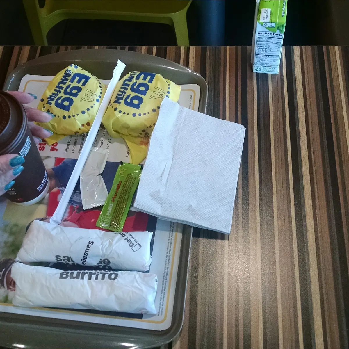 Egg Mcmuffin and Breakfast Burritos