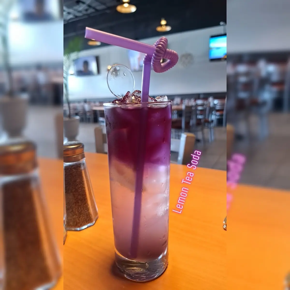 Butterfly Pea Lemon Soda
